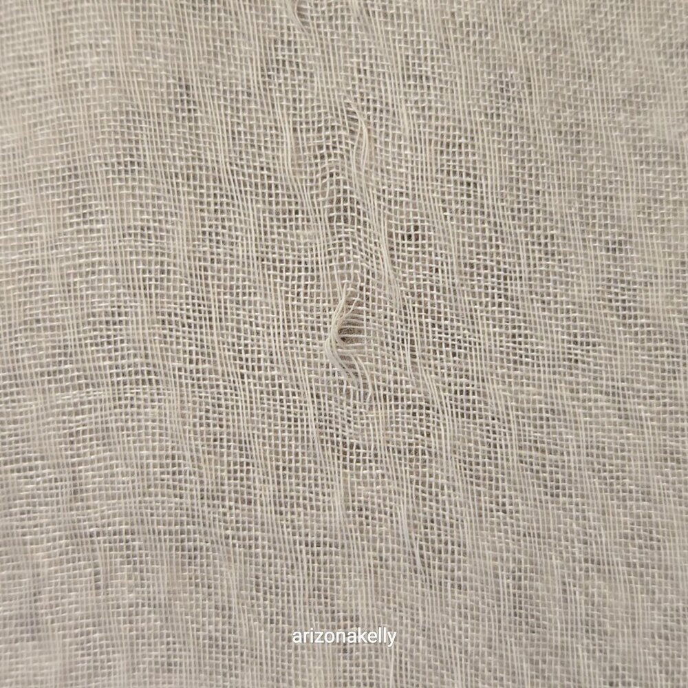Huge Cashmere Square Woven Neutral Colors Tan Creme Lightweight - Picture 11 of 16